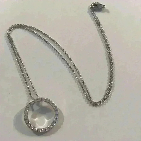 Macy’s new Cubic Zirconia Circle of Life Necklace - Picture 1 of 8